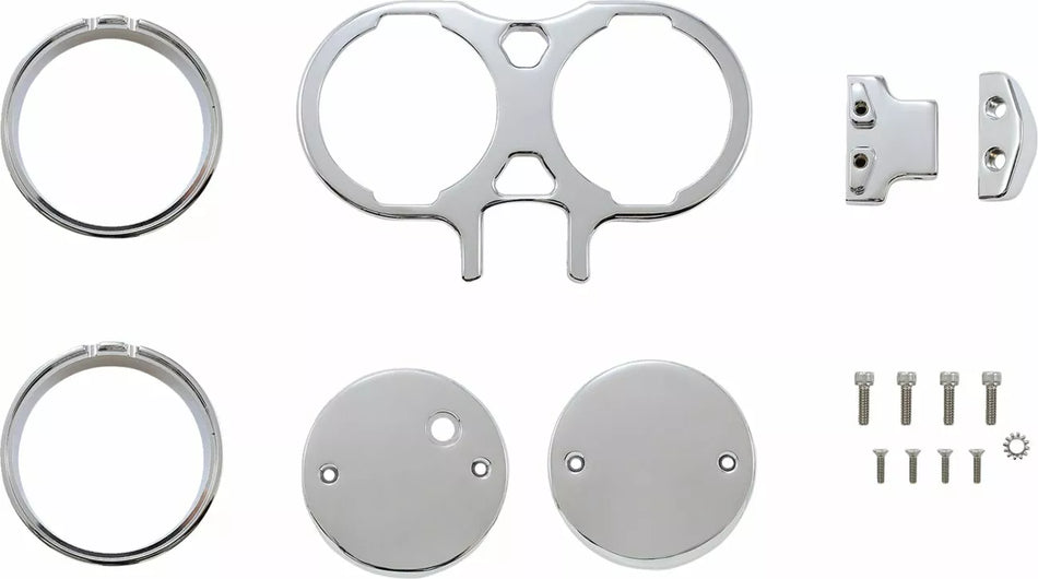 Gauge Mount For Performance Risers With Dual Gauges