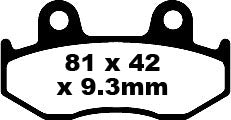 SFA-HH Series Sindered Scooter Brake Pads