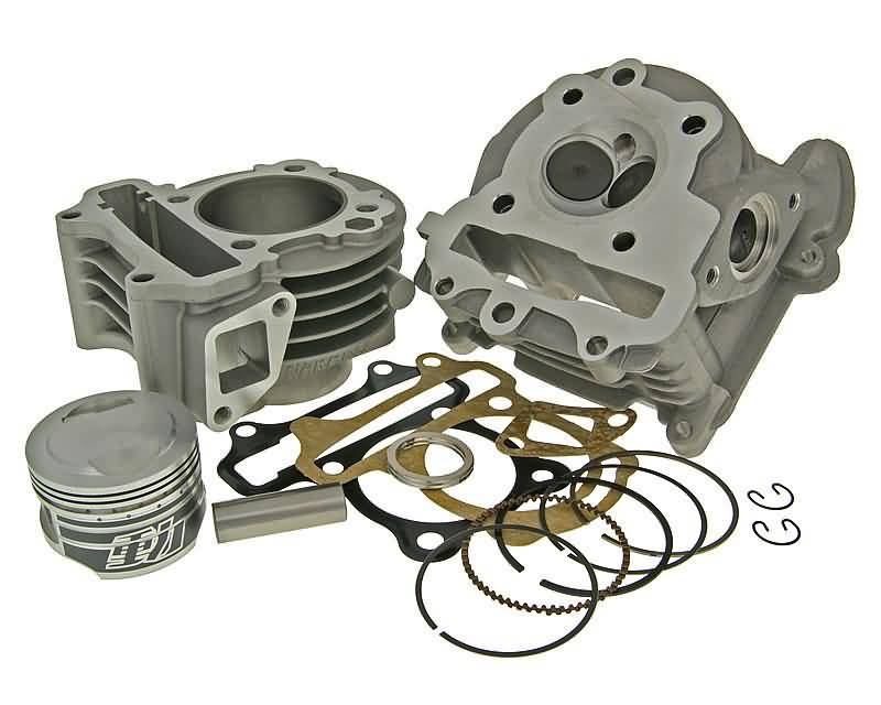 Cylinder Kit V.2 90cc incl. cylinder head for GY6, Kymco 50 2V