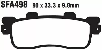 SFA Series Organic Scooter Brake Pads