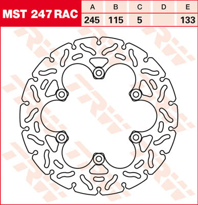 Contoured Fixed Brake Rotor