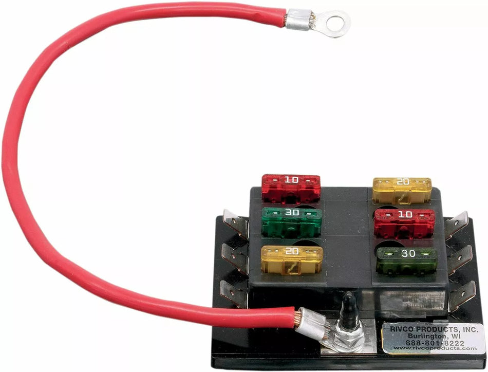 6-Circuit Fuse Terminal Block