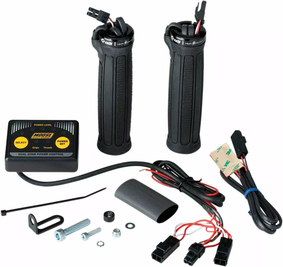 Clamp-On Dual Zone Heated Grip Kit for ATVs