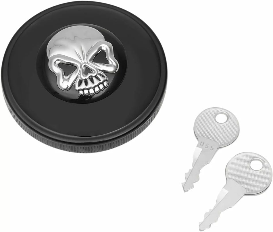 Screw-In Locking Skull Gas Cap