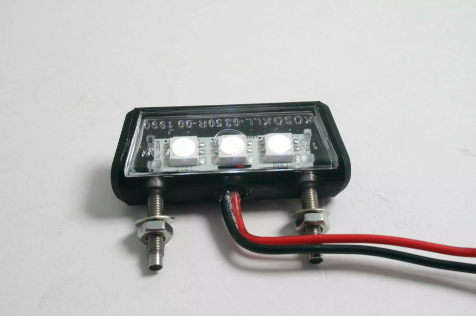 E-Marked Mini LED License Plate Light