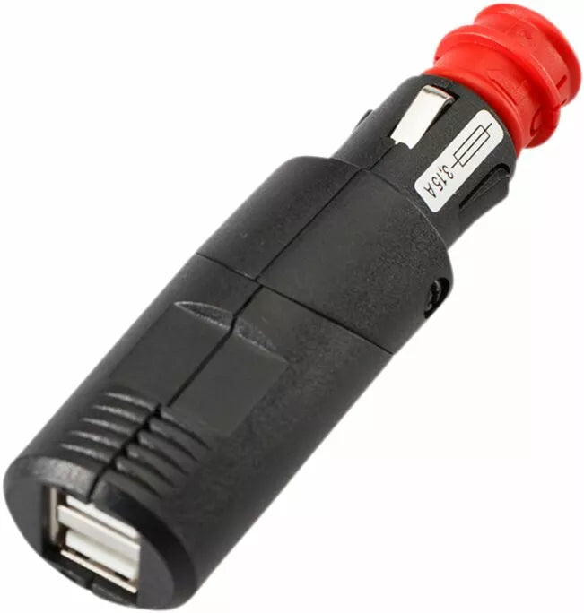 USB Double Charging Socket with Universal Plug