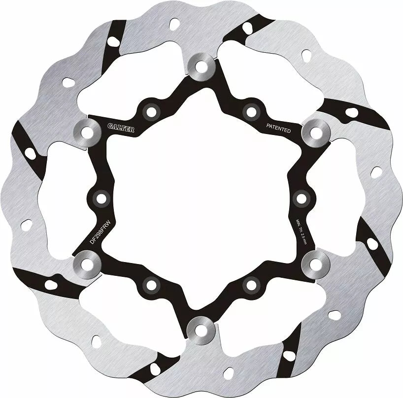 BRAKE ROTOR FLOATING WAVE GROOVED