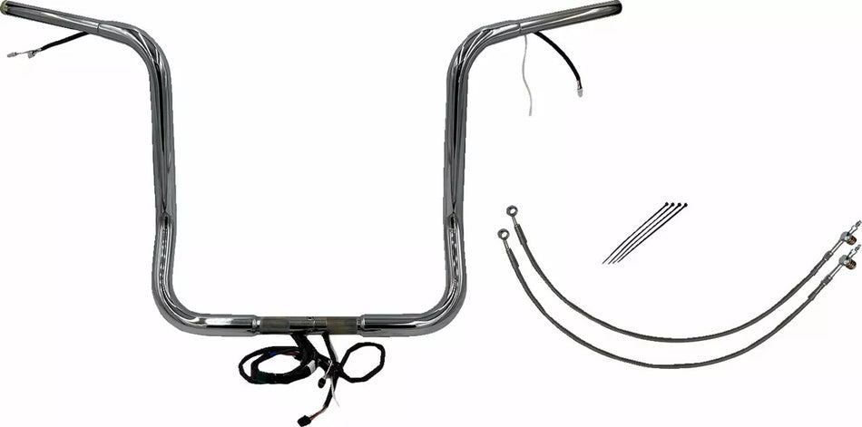 EZ Install Wired 1-1/4" Round Top Handlebar Kit