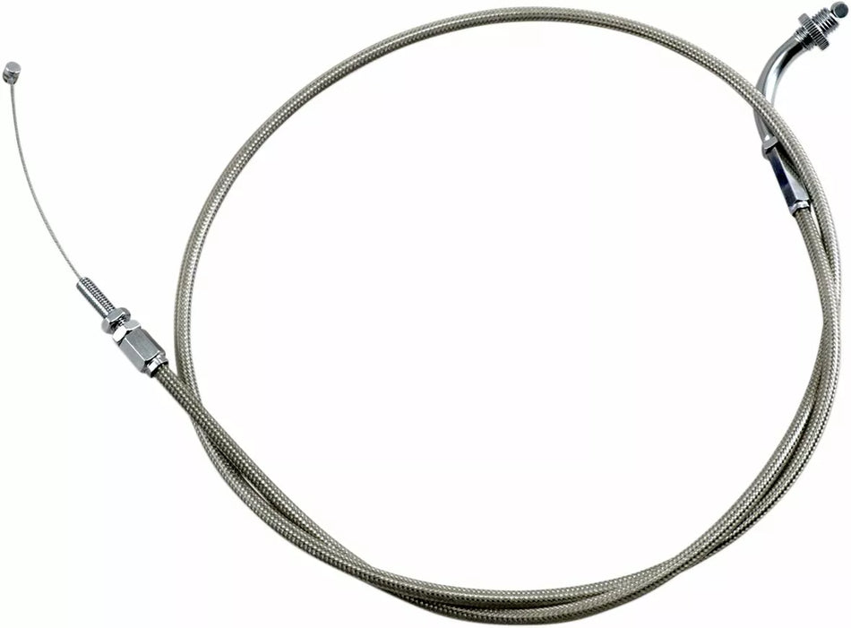 Armor Coat Stainless Steel Throttle/Idle Cable for Cruisers