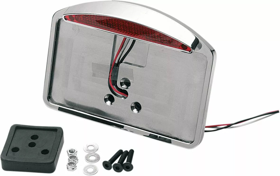 LED Half-Moon Taillight/License Plate Mount
