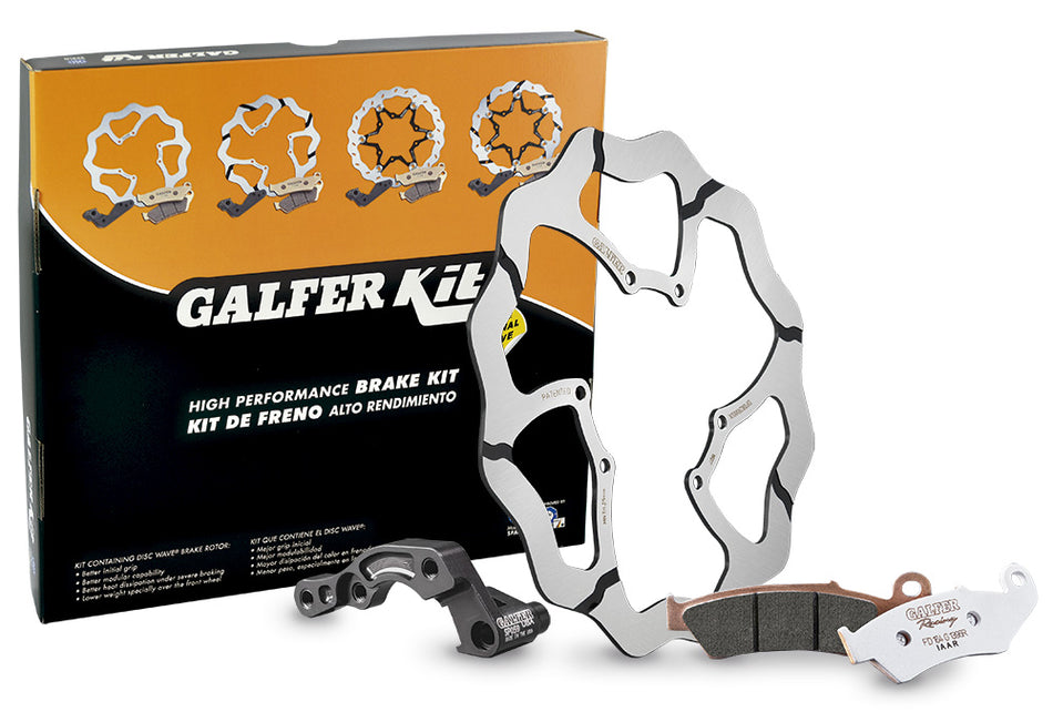 Oversize Wave Brake Rotor Kit Offroad Front