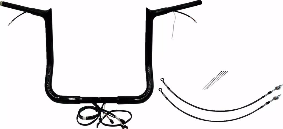 EZ Install Wired 1-1/4" Pointed Top Handlebar Kit