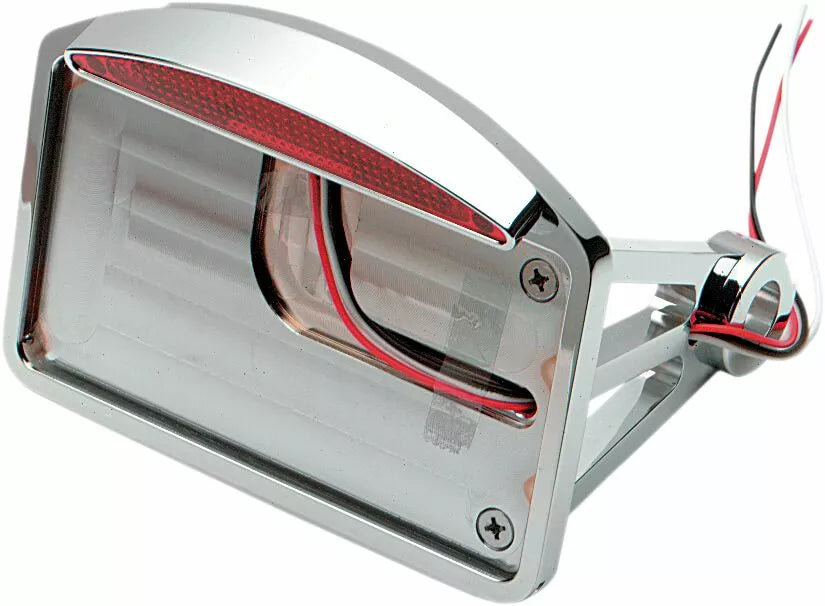 Side Mount Half-Moon LED Taillight and License Plate Mount