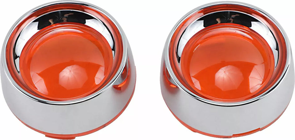 Deep-Dish Bezels with Lens for Bullet Turn Signals