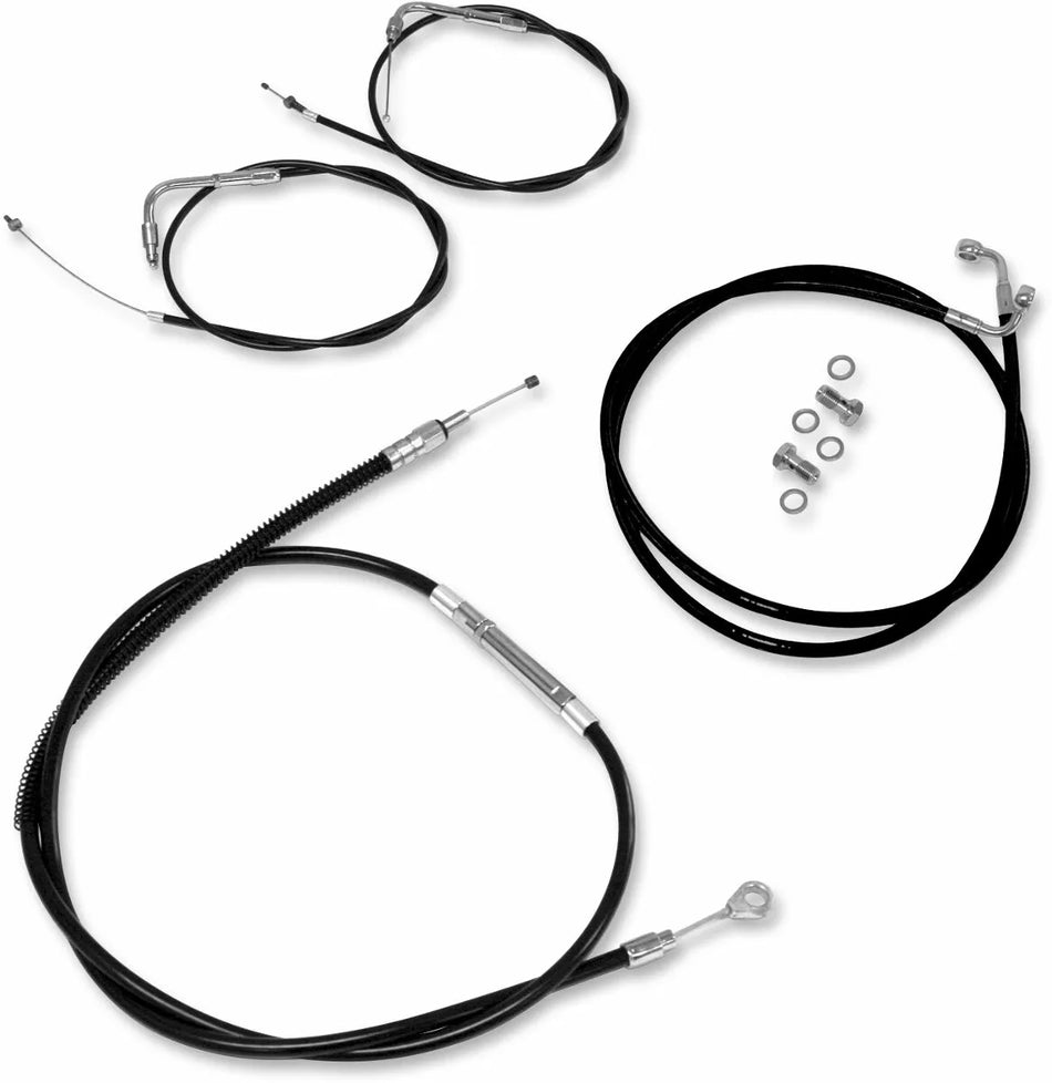 Black Handlebar Cable/Line Kit