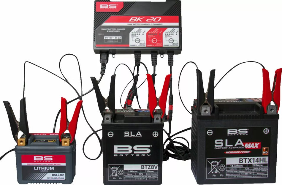 SMART Bank Battery Charger and Maintainer with Reconditioning Function