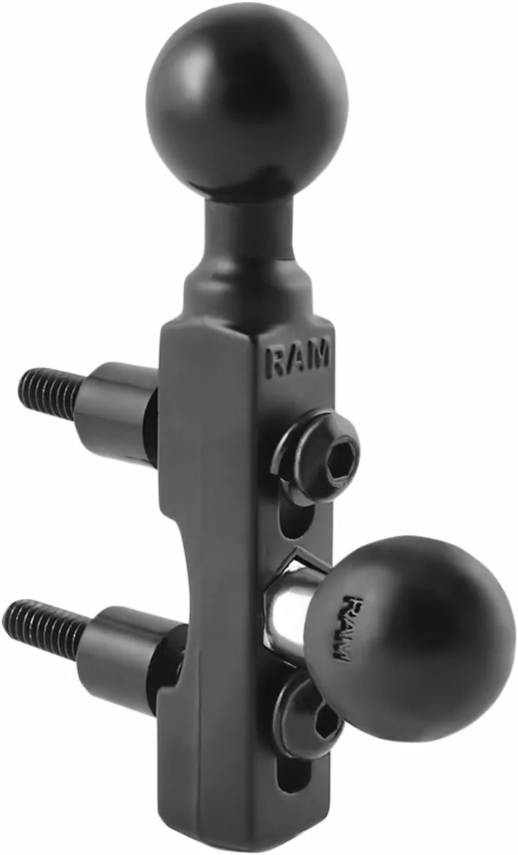 Mount Motorcycle Brake/Clutch Reservoir Base with 1" Balls