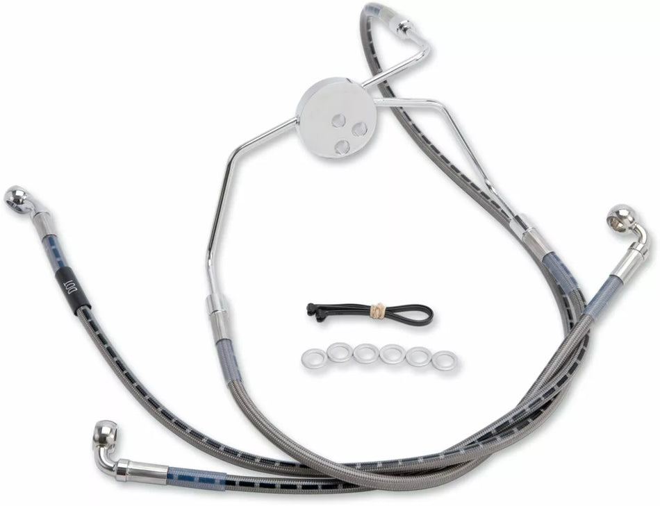 Cycleflex™ Extended Length Front Brake Line Kit