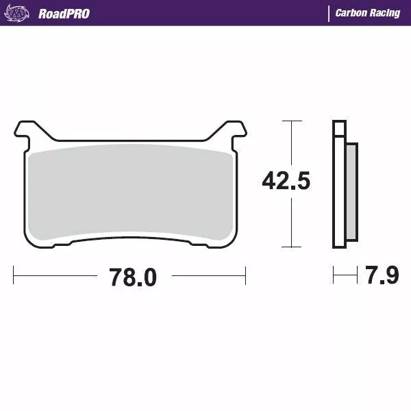 RoadPRO Carbon Racing Brake Pads